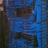 Berk-Tec Cat 6A on Leviton Patch Panels